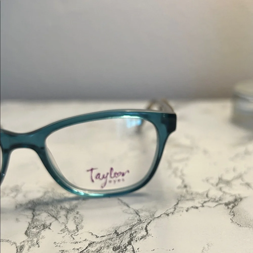 Taylor Eyes Teal Glasses For Women Size 48-16-135